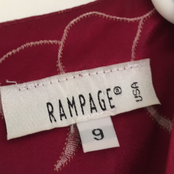 Rampage Retro 90s Silk Dress - Picture 2 of 6